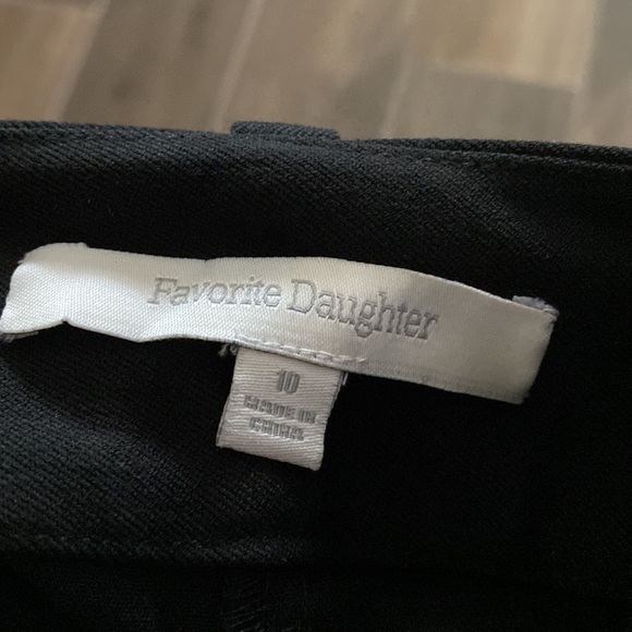 NEW Favorite Daughter The Favorite Pants Black High Waist Wide Leg Size 10 - Picture 7 of 8
